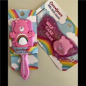 Care Bear Paddle Brush and Cool Eye Mask